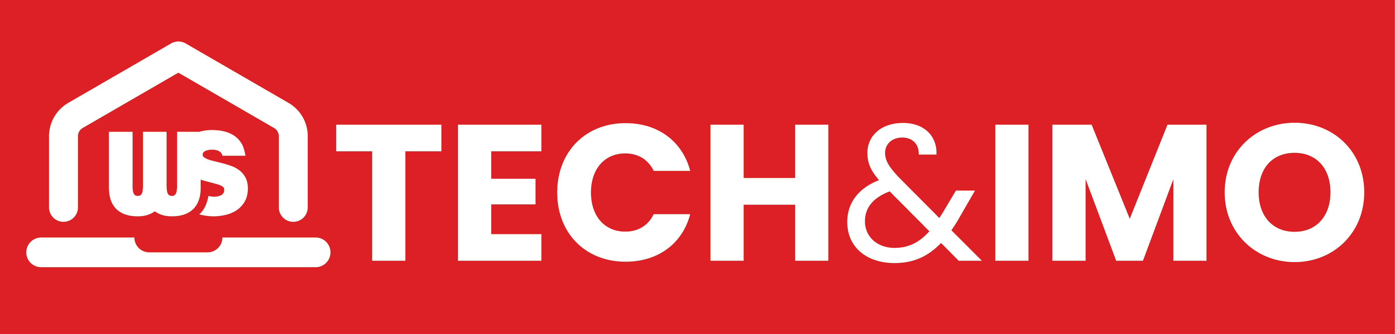 Logotipo WS TECH&IMO em branco